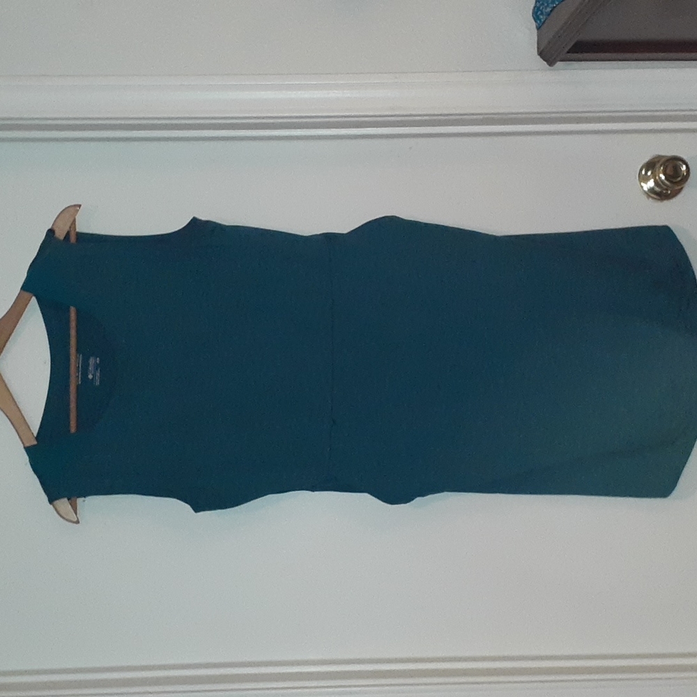 Teal Columbia Omni Wick tank dress